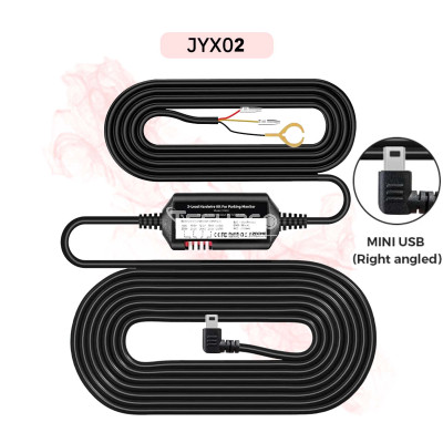 Kit de Câblage AZDOME JYX02, Port de Mini USB, Protection contre les Basses Tensions, Compatible, Sortie 5V 2,5A, Alimentation 12V-24V